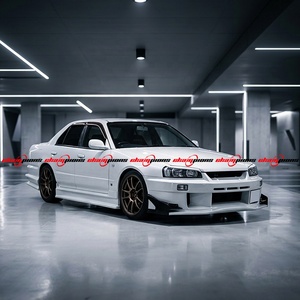 ชุดแต่งรอบคันเรซิ่นไฟเบอร์ Uras GT Style กันชนหน้า/หลัง สเกิร์ตข้าง สำหรับ <span class=keywords><strong>GTR</strong></span> R34 GTT <span class=keywords><strong>4</strong></span> <span class=keywords><strong>ประตู</strong></span>  แบบติดตั้ง/อัพเกรดใหม่ แบบ Bolt-On - Product Image 3