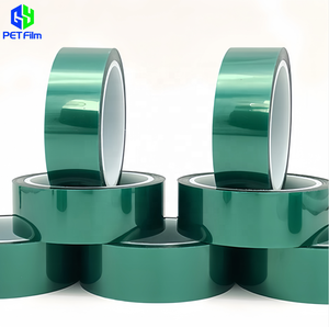 Nastro di poliestere verde per animali domestici ad alta temperatura con adesivo adesivo in <span class=keywords><strong>Silicone</strong></span> <span class=keywords><strong>pellicola</strong></span> di plastica - Product Image 1