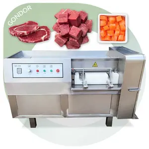 Food Processing Machine Meat Small Commerical Frozen Chicken Cube Cutter / Big Cooked Mini Meat Dicer