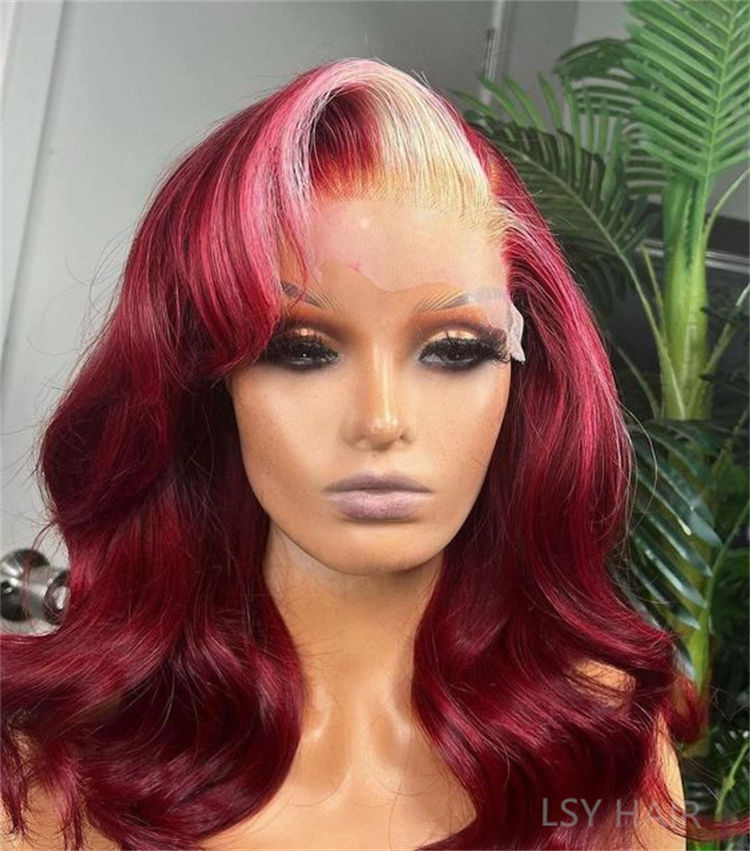 Perruque Skunk stripe