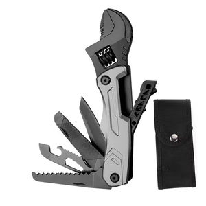 Llave multiherramienta ajustable con mordaza dentada y mango antideslizante, capacidad de 1 1/2 pulgadas, construcción de acero aleado - Product Image 3