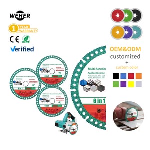 Lame de scie diamantée sous vide à coupe rapide WEHER, vente en gros d'usine, <span class=keywords><strong>disque</strong></span> de coupe multifonction pour <span class=keywords><strong>bois</strong></span>, PVC, pierre avec <span class=keywords><strong>meuleuse</strong></span> d'angle - Product Image 1