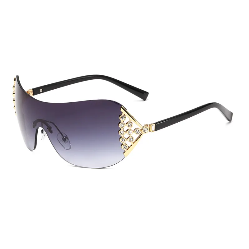 2024 Women's Sexy Diamond Shaped Sunglasses Hot Selling UV400 Protected Brand Sun Glasses with Diamond Frame for Women