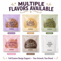 Sacs d'emballage pour biscuits et gâteaux, transparents, thermoscellables, imprimés sur mesure, biodégradables, en plastique, pour pâtisserie