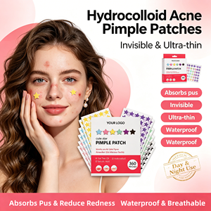 แผ่นแปะสิวไฮโดรคอลลอยด์แบบใส กันน้ำ สำหรับผิวแพ้ง่าย ผสมทีทรีออยล์ (ฉลากสินค้าสั่งทำ) - Product Image 1