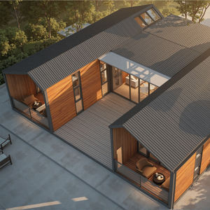 <span class=keywords><strong>Casa</strong></span> Modulare a Due Piani con 4 Camere da Letto Kit Container Espandibile da 40 Piedi Case Prefabbricate con Terrazza - Product Image 5