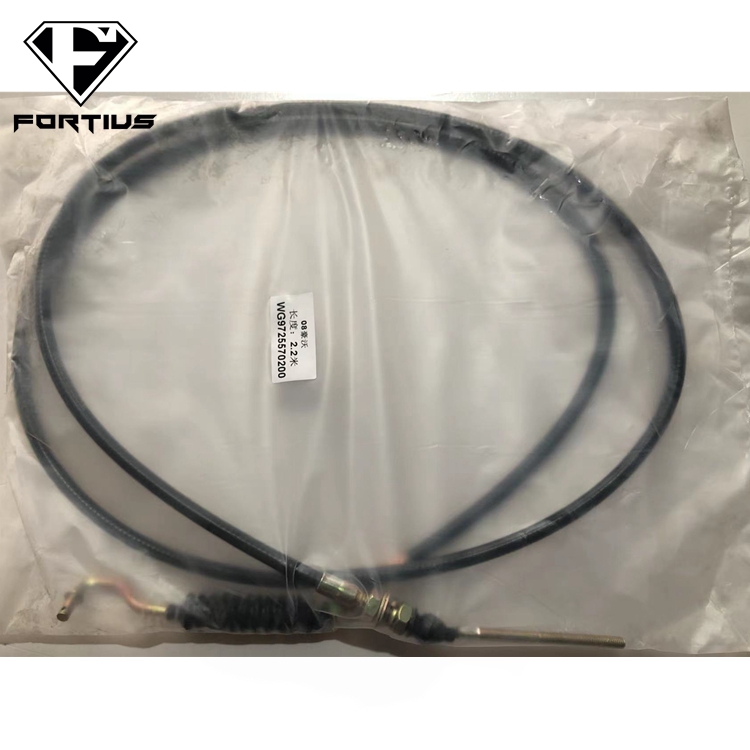 Кабель дроссельной заслонки грузовика Cnhtc Sino WG9725570200, кабель управления дроссельной заслонкой 2,2 м, запчасти для грузовика, аксессуары, Прямая поставка с завода