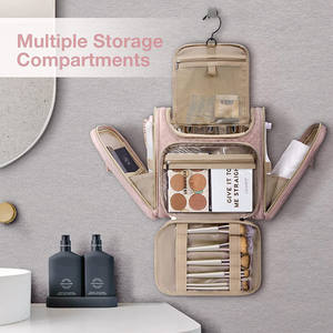 Custom Large Capacity Hanging Cosmetic Makeup <b>for</b> <b>Toiletry</b> Organizer Travel <b>Bag</b> <b>for</b> <b>Women</b> Hand Carry Cosmetic <b>Bags</b> & Cases - Product Image 6