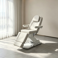 Fauteuil de traitement électrique inclinable blanc avec repose-jambes réglable et commande au pied – Vente en gros
