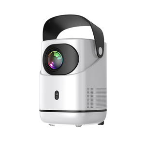 โปรเจคเตอร์ไร้สาย 4K 1080P DLP สมาร์ทมือถือ Android มินิ LED Wifi โปรเจคเตอร์มิเรอร์ ลำโพงในตัว สำหรับธุรกิจ รุ่น FL53 ของแท้จากโรงงาน - Product Image 1
