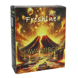 Atacado Pé Skin Care Foot Scrub Máscara Hidratante Loção Creme Volcano Surge <span class=keywords><strong>Spa</strong></span> Pérola <span class=keywords><strong>Pedicure</strong></span> Deluxe 5 em 1 Set - Product Image 4