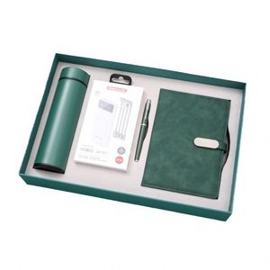 Custom Modern Art Stainless Steel Business <b>Set</b> Thermos Cup Power Bank <b>Notebook</b> Model 095 Stock Company Annual Meeting Event Gift - Product Image 5