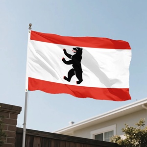 <span class=keywords><strong>Drapeau</strong></span> de <span class=keywords><strong>Berlin</strong></span> de haute qualité en gros, 3x5 pieds (90x150cm), bannière allemande pour défilés, marches civiques et événements, usage intensif - Product Image 6