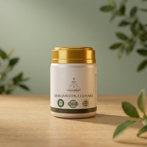 Pommade Chamakkatt Thrivruthka Lehyam 500g, soin nourrissant pour la santé, certifiée ISO, durée de conservation de 2 ans - Product Image 3