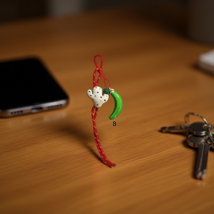 Portachiavi con Ciondolo a Forma di Peperoncino Rosso e Verde, 300 Pezzi, Decorazione per Telefoni Cellulari - Product Image 2