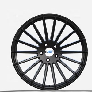 Flrocky pour <span class=keywords><strong>HAMANN</strong></span> Sport Car Spoke Aftermarket 21 22 pouces 5*108 ~ 120 Mags 5 trous 5 ergots roue en alliage d'aluminium Yulia - Product Image 1