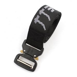 Custom Logo Durable Adjustable <b>Belt</b> Woven Fabric Plastic <b>Buckle</b> and Metal Lock With High Quality 20-30Days - Product Image 5
