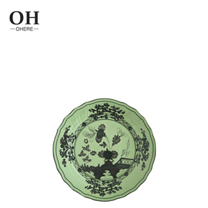 Platos de cerámica con diseño de tinta retro, utensilios de cocina italianos personalizados, venta al por mayor, platos decorativos de porcelana de hueso de alta calidad - Product Image 5