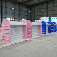 Étagère de présentation pour boutique de cadeaux, présentoir de vente au détail avec éclairage LED, design personnalisé, facile à assembler, étagère de présentation pour boutique, salle d'exposition