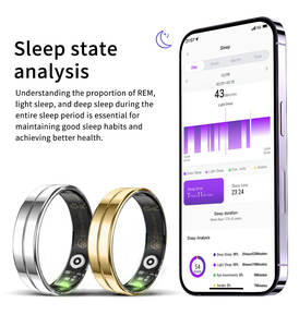 Anillo Inteligente R11 de Moda para Hombre y Mujer, 5ATM, Frecuencia Cardíaca, Oxígeno en Sangre, Control por Aplicación, Carga Magnética, Gestos, Sueño, Salud, Fitness - Product Image 4