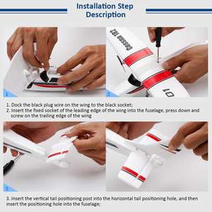 2,4G RTF Epp Foam Aircraft 2CH <span class=keywords><strong>Cessna</strong></span> 182 <span class=keywords><strong>Rc</strong></span> Glider Airplane <span class=keywords><strong>Rc</strong></span> Plane para principiantes Avión Kit <span class=keywords><strong>Rc</strong></span> - Product Image 6