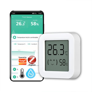 เครื่องวัดอุณหภูมิและความชื้นแบบสมาร์ท ZigBee ZTH05เทอร์โมมิเตอร์วัดอุณหภูมิดิจิตอลจอแสดงผล LCD ทำงานร่วมกับชีวิตอัจฉริยะ - Product Image 1