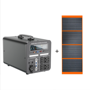 Système de stockage d'énergie solaire 220V, batterie au phosphate de fer lithium, station d'alimentation solaire portable d'extérieur, générateur d'énergie de camping 600W - Product Image 4