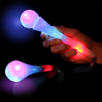 Boîte lumineuse LED personnalisée DY en forme de microphone, activée par la voix, pour concerts, Pâques, Noël, Ramadan