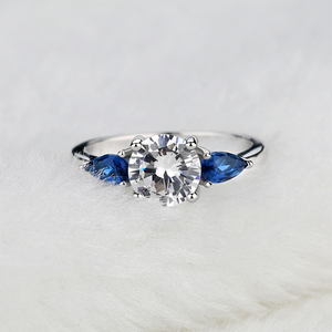 Vente flash Bague en argent sterling S925 avec <span class=keywords><strong>saphir</strong></span> ovale <span class=keywords><strong>Bijoux</strong></span> <span class=keywords><strong>pour</strong></span> femmes - Product Image 6