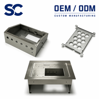 Boîtier de châssis métallique sur mesure en usine, fabrication en aluminium et acier, estampage, pliage, soudage, équipement électronique