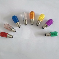 12V 24V E14 LED lampe de remplacement B19 3LED ampoule de papaye LED colorée décoration extérieure de Noël lumière publicitaire