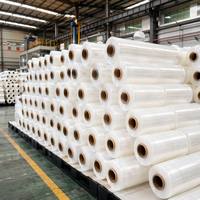 Film d'emballage plastique pas cher Shengyang Pack, film d'emballage LLDPE pour palettes, rouleau d'emballage recyclable, film étirable pour un emballage écologique