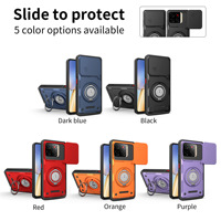 Coques de téléphone magnétiques avec support anneau motif animal pour A56 & Honor AXON 60, protection d'objectif, deux-en-un, bords souples, dos rigide en acrylique