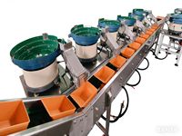 Alimentateur vibrant sur mesure de 300 mm avec moteur pour petites pièces, économie d'énergie, 2 kW, 380/220 V, garantie 1 an