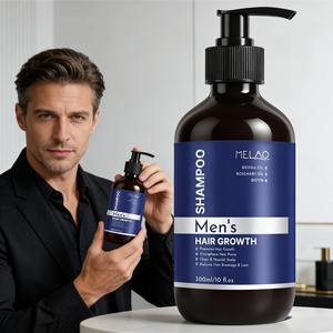 Champú y Acondicionador Anticaspa con Biotina y Romero de Marca Privada, Champú Capilar Orgánico Sin Sulfatos con Aceite de Batana y Argán para Hombres - Product Image 1