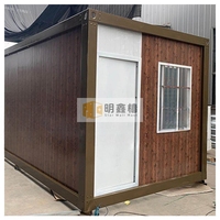 Maison préfabriquée en conteneur Mxq - Bureau temporaire, dortoir pour travailleurs, hébergement touristique, installation rapide, conception modulaire