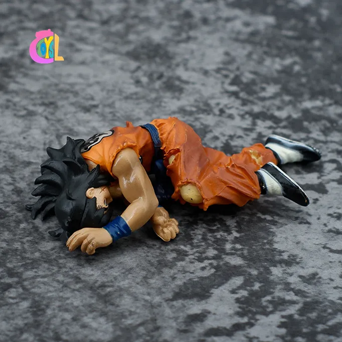 Nieuwe Mode Mooie Kleurenschema Boxed Figuren Saiyan Aap Koning Draak Ballen Handwerk Ornamenten Dood Yamcha Anime Figuur