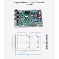 Controlador de bomba de calor todo en uno, controlador de inversor de CC para aire acondicionado, placa de circuito PCBA de Control de placa Pcb