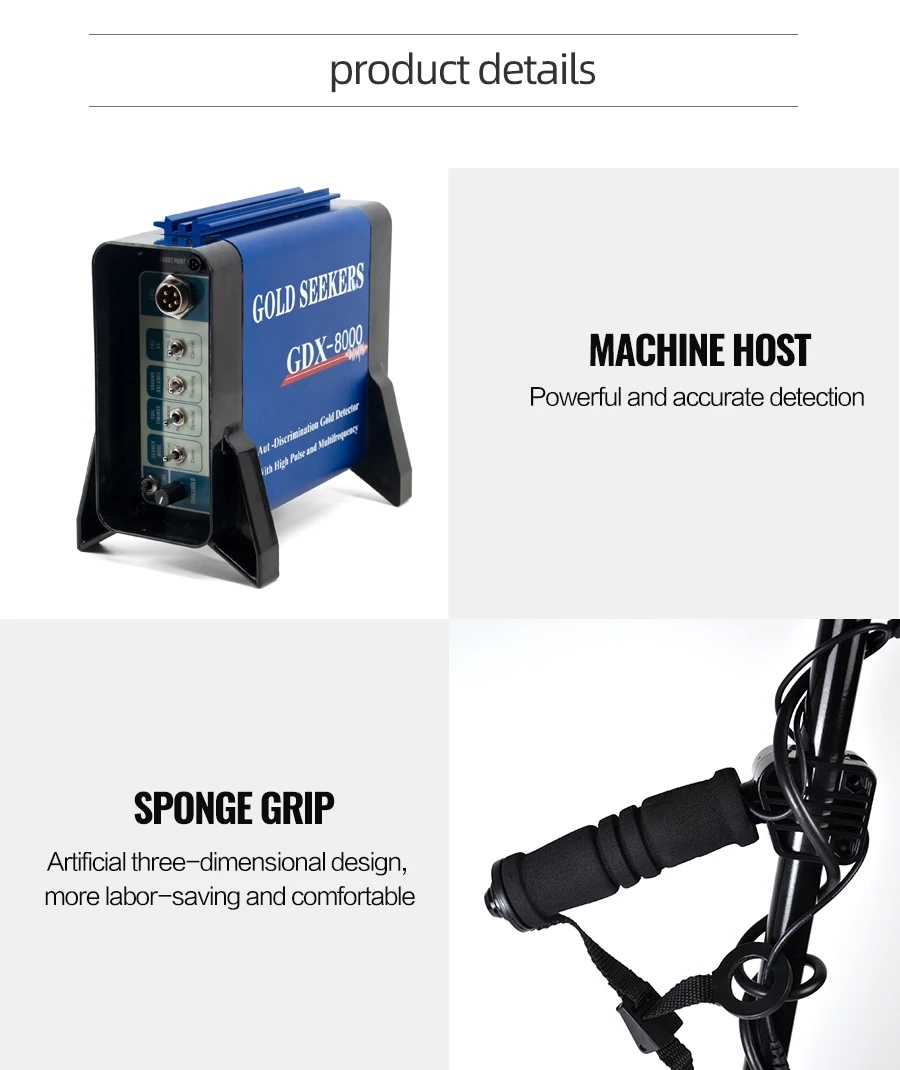 Gold Seekers GDX-8000 - Precision Underground Metal Detector