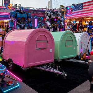 Cuisine mobile, chariot de restauration rapide, hot-dogs, barbecue, entièrement équipé, norme américaine, café, glace, four à pizza, camion de restauration rapide - Product Image 4