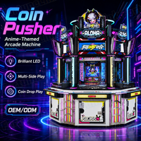 Jeux à monnayeur personnalisés OEM/ODM pour parcs d'attractions, construits comme des machines de poussée de pièces d'arcade, avec une qualité stable et un approvisionnement en machines de poussée de pièces