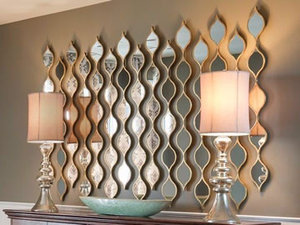 <span class=keywords><strong>Specchio</strong></span> da <span class=keywords><strong>Parete</strong></span> Decorativo in Metallo Dorato a Forma di Goccia all'Ingrosso - Product Image 5