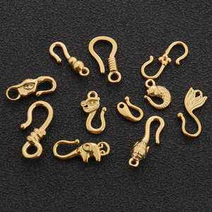 Cierres de Acero Inoxidable Chapados en Oro con Forma de Animales para Hacer Pulseras, Accesorios de Joyería DIY, Formas Variadas H1623 - Product Image 1