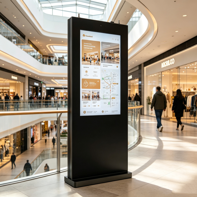 Outdoor LCD Monitor 2000 Nits 10 Points Capacitive Touch Screen IP65 Waterproof Sunlight Readable Digital Signage Display