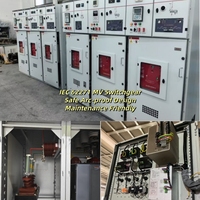 Panel/Kotak Distribusi Switchgear MV 12kV 24kV 36kV untuk Pembangkit Listrik Tenaga Surya PV Sistem Grid-Tie Terbarukan IEC 62271 IP54 TNNPI
