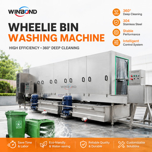 Mobile Garbage <strong>Bin</strong> Cleaning Truck High Efficiency Waste <strong>Bin</strong> <strong>Cleaner</strong> for Street Sanitation - Product Image 1