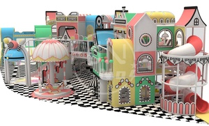 <span class=keywords><strong>Parque</strong></span> Infantil Interior de Alta Calidad, Equipo de Juegos Interior Personalizado para Niños con Carrusel y Piscina de Pelotas - Product Image 3