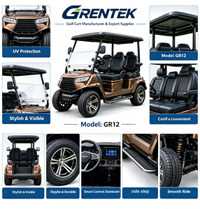 Voiturette de golf électrique de luxe GRENTEK 4 places, 72V, avec moteur 5000W, autonomie de 90 km, personnalisable pour la chasse et l'utilisation sur routes non publiques - Product Image 4