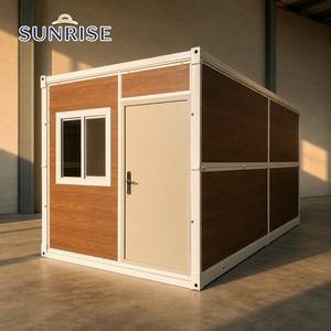 บ้านสำเร็จรูปพับได้ SUNRISE สำหรับฤดูหนาว บ้านเคลื่อนที่แบบพับเก็บได้ ราคาบ้านคอนเทนเนอร์ขนส่ง - Product Image 1