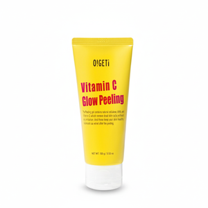 Cosmético Coreano O!GETi Gel Exfoliante con Vitamina C 100g, Exfoliante con Ácido Hialurónico y Celulosa Natural, Limpiador Facial AHA, K-beauty - Product Image 2